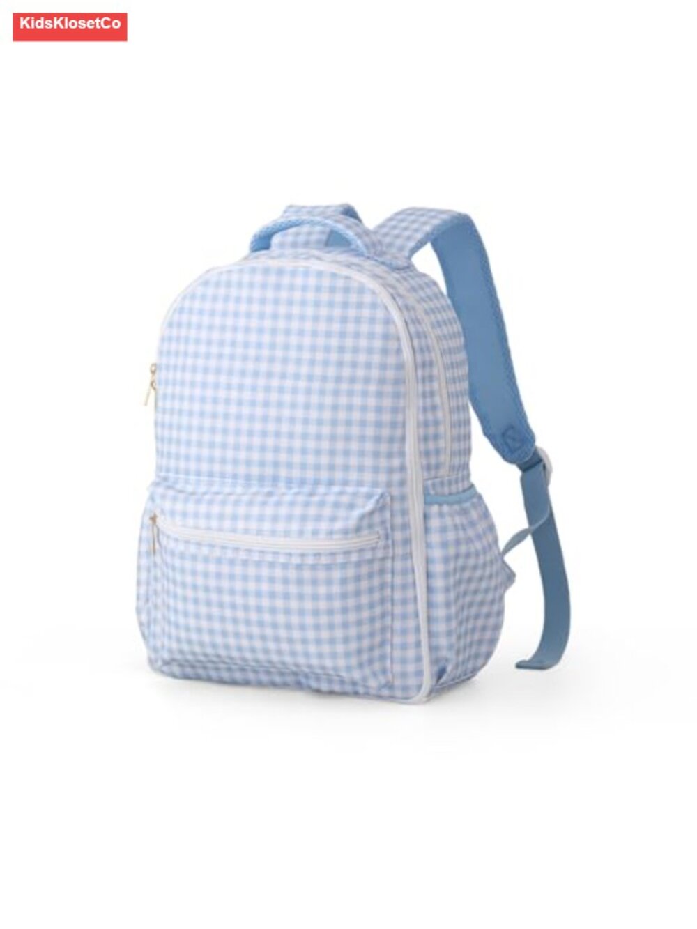 Kids Backpack Boys Girls Nylon Cute Gingham for School Travel and Outdoor